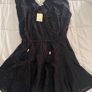 Small Black eyelet dress